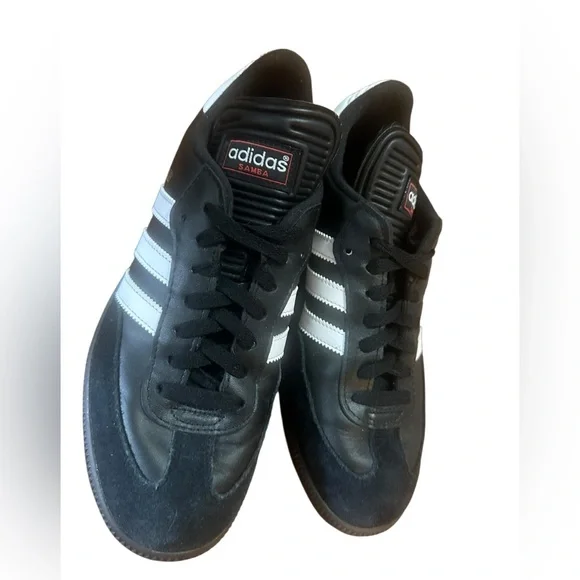 Adidas Samba Black with White Stripes M9 W10.5 - Picture 8 of 8